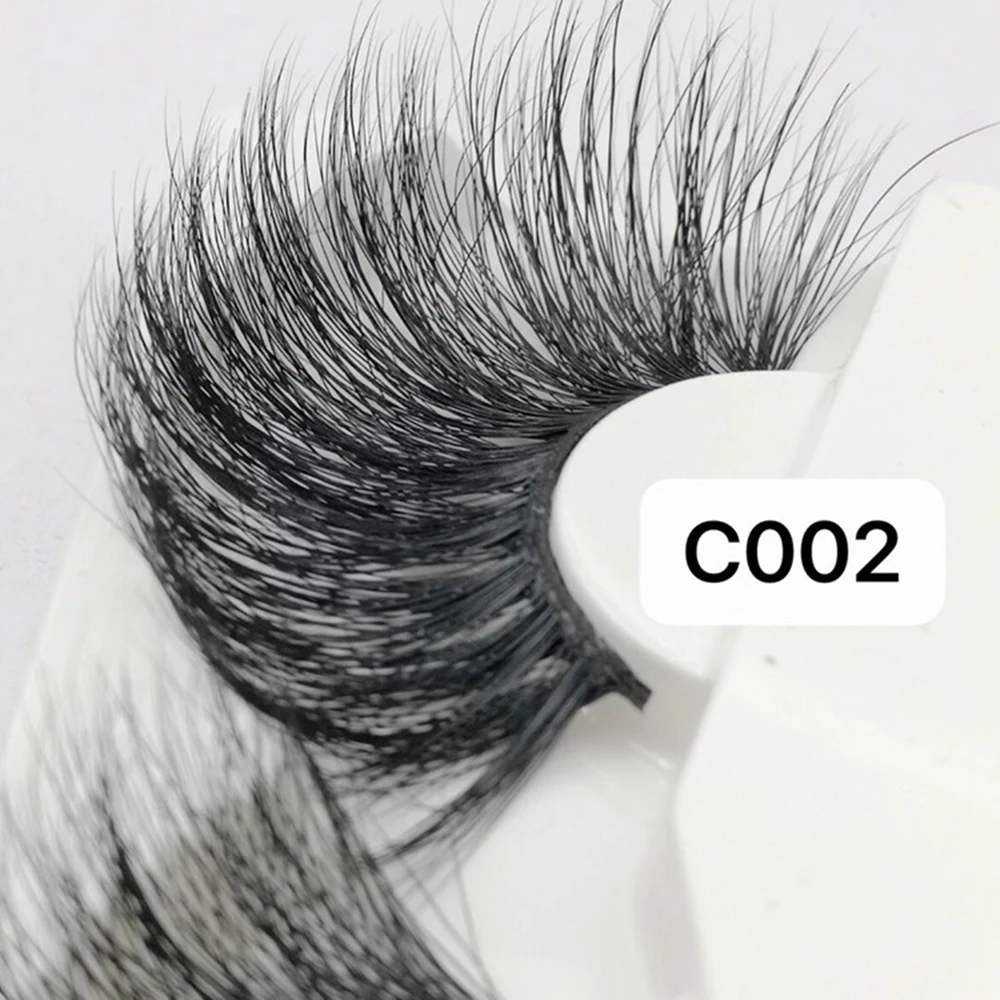 30mm Mink Eyelashes 100 mink Hair False Eyelashes Wispy Fluffy Lashes