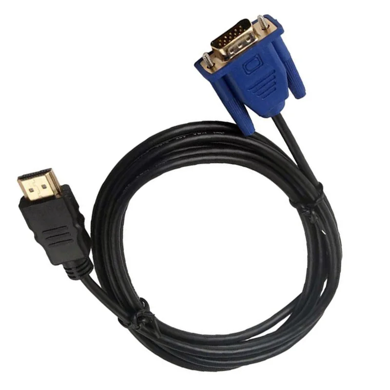 

HDMI to VGA HD Converter 1M HD Resolution HDMI Display Output Audio Cable HDMI VGA Connector Connector cord