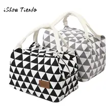 Изолированная Брезентовая Сумка-тоут, Термосумка-холодильник, сумки для еды, контейнер для риса, для кухни, портативная посылка, новинка для женщин, детей, мужчин