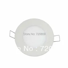 50 шт./лот 4 Вт LED Панель круглый белый свет Крытый потолочный светильник AC85-265V Чистый/теплый белый