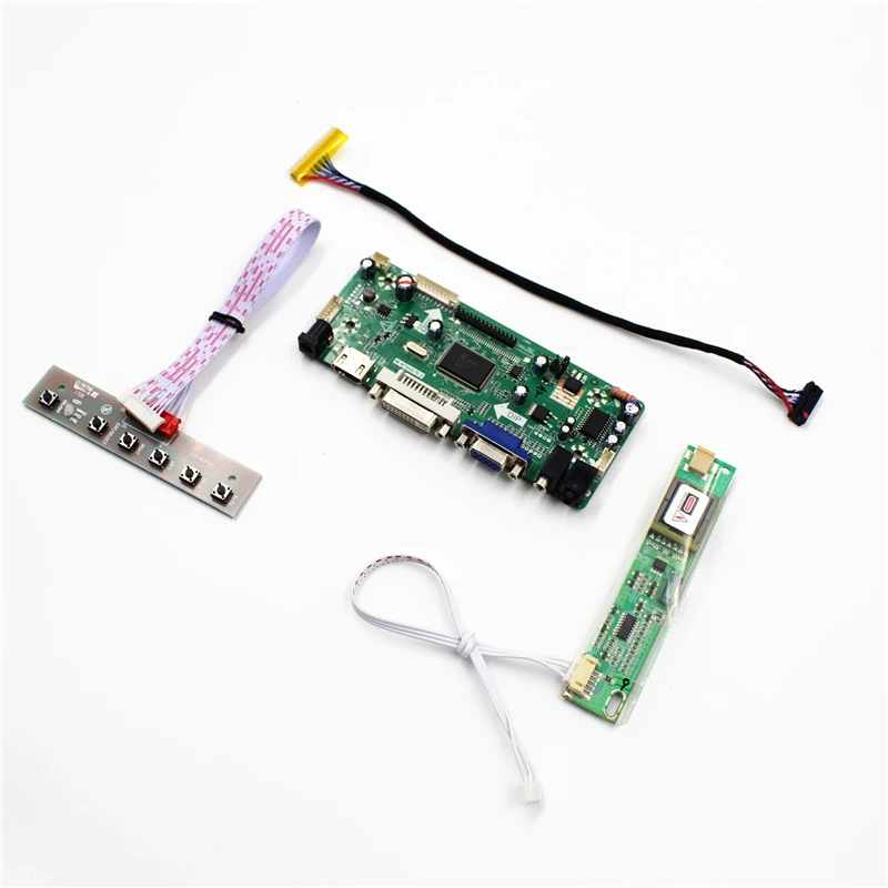 DIY repair VGA HDMI DVI аудио совместимых с набор для платы ЖК-контроллер совместим 1280X800
