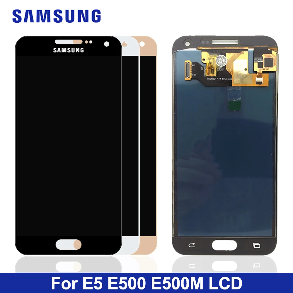 

E500F LCD for Samsung Galaxy E5 E500F E500H E500M Display Touch Screen Digitizer Assembly 5.0'' for Samsung E5 Screen Lcd