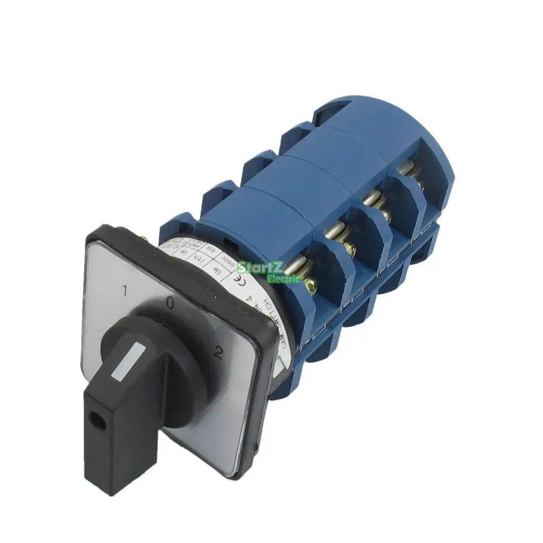 

660V 63A 16 Terminals 3 Positions 8NO Rotary Selector Cam Changeover Switch
