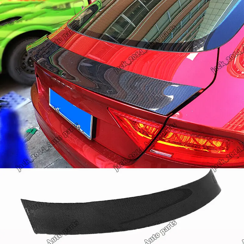 Спойлер для заднего багажника из углеродного волокна Audi A7 S7 RS7 2012 2013 2014
