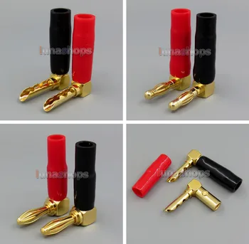 

2pcs L Shape Banana Plug 90 Degree Adapter Right Angle (3 Kinds for choosing) LN002324
