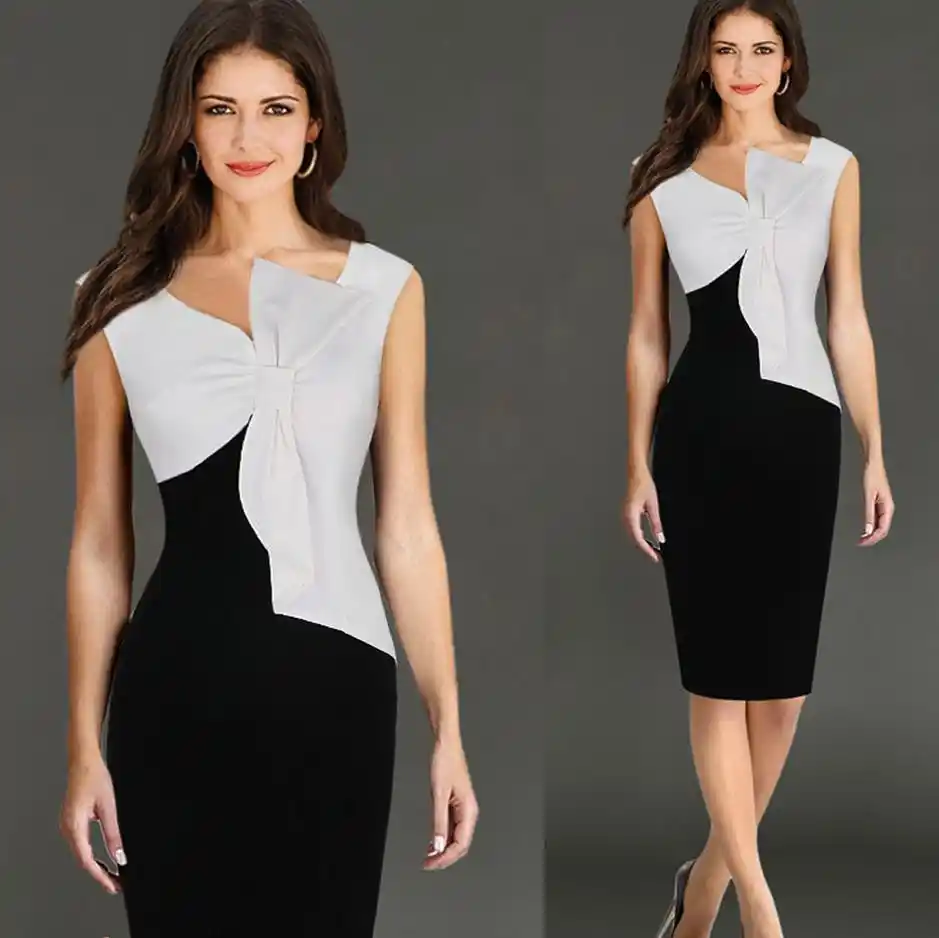 bodycon below knee dress
