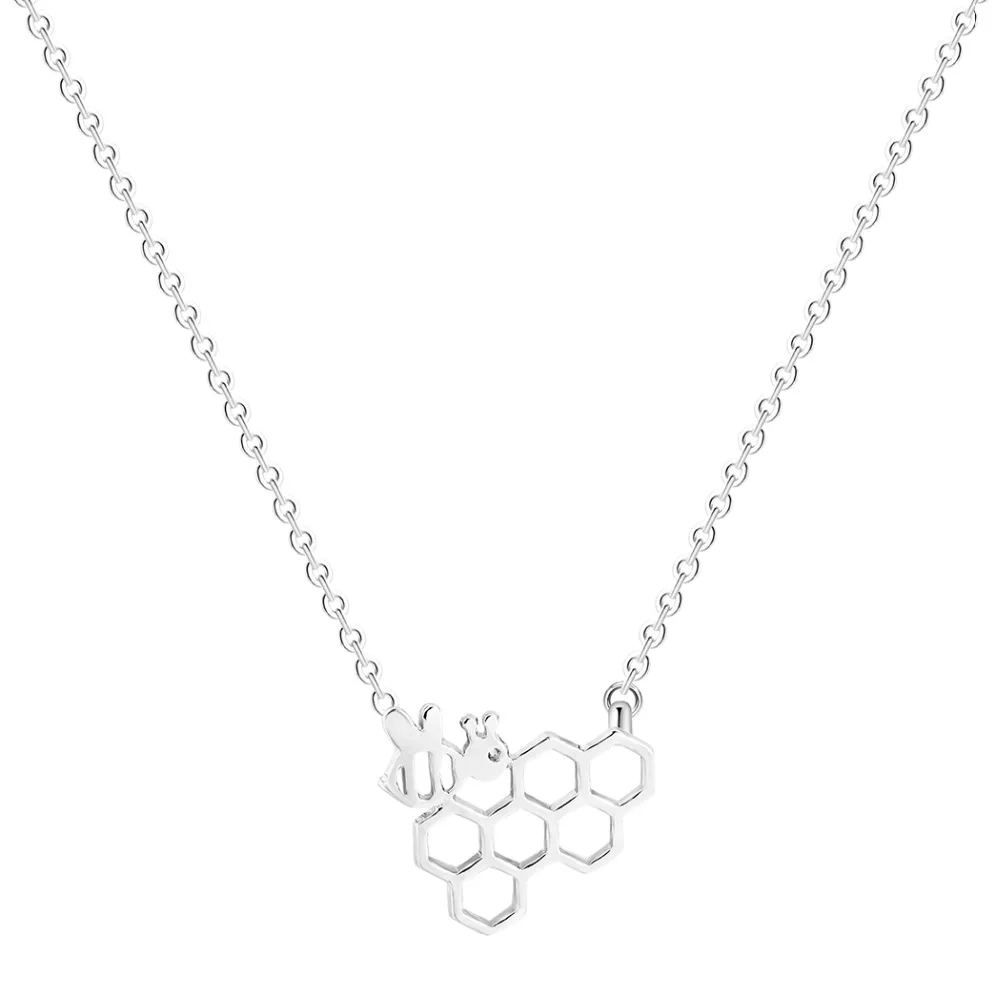 QIAMNI-Geometric-Polygon-Molecular-Cute-Honeycomb-Beehive-Hive-Bee-Honeybee-Animal-Pendant-Necklace-Christmas-Gift-for (1)