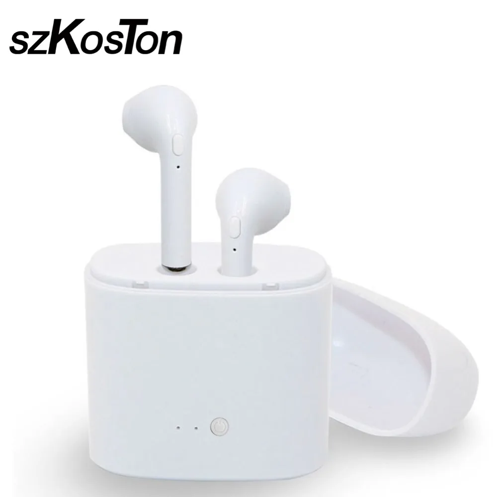 

Bluetooth Earphone Wireless Headset Earbuds In-Ear Handfree Mini Sport Earphones With Mic Charging Case For iPhone Meizu Sony