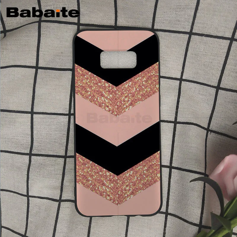 Fashion Geometric Splice Pattern Marble gold pink marble stone