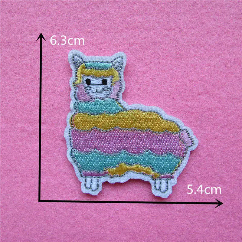 new arrive Sewing cartoon Animals cat dog butterfly patches iron on clothing Embroidery Fabric Badges Stickers DIY accessory