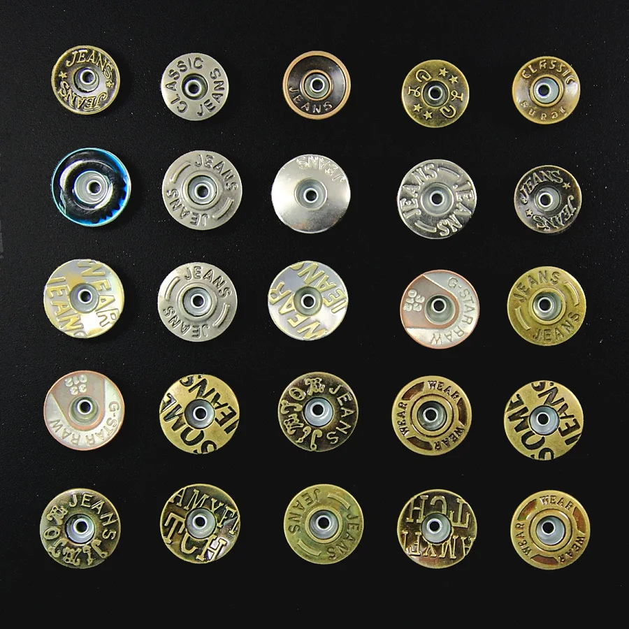 20 Cubiertas Botones Vaqueros Silicona - 5 Colores, Diámetro 19mm, Para Botones 17-20mm, Evita Agujeros Camisas