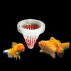 1Pc Feeding Cup Aquarium Basket Feeder Fish Food Live Worm Bloodworm Angel Cone Feed Tool Plastic Red Worm Bug ► Photo 2/6