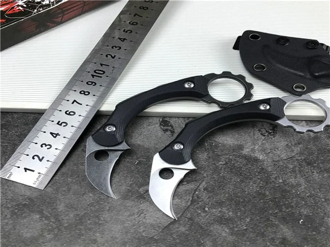 Продажа Karambit ножи 9cr18mov лезвие прямой K оболочка EDC инструмент наружный тактический нож кемпинг выживания разведка Карманный