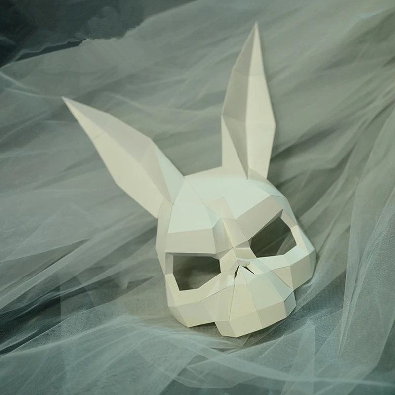 Человеческий скелет дьявол бумаги DIY Материал руководство Творческий маска для Хэллоуина для вечеринок и маскарадов шоу реквизит прилив