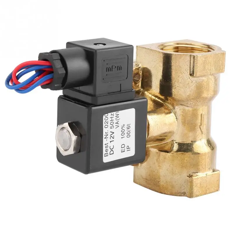1 шт. электромагнитный клапан 12VDC/24/AC110V/220 V G1 1.6MPA 2 Way N/C мембранный Электрический