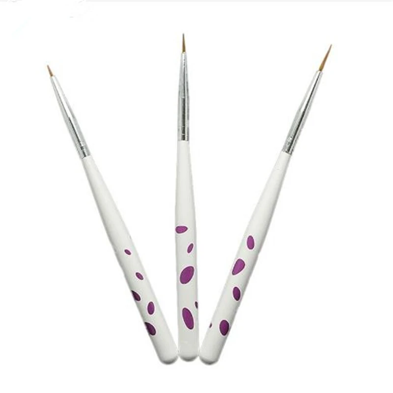 3Pcs Dot Printed Nail Art Painting Pen Suit Pens Manicure Tools | Красота и здоровье