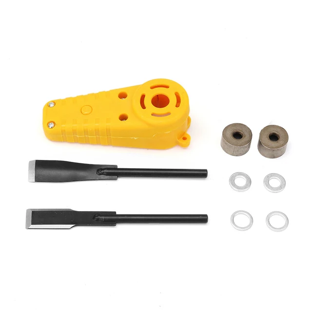 ALLSOME Wood Carving Chisel Set Changed 100 Angle Grinder Into Power Chisel Woodworking Tool HT1937