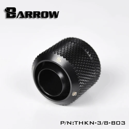 BARROW гайка для закручивания рукой G1/4 шлангов 3/8 8*12мм 9.5*12.7мм черная | Компьютеры и
