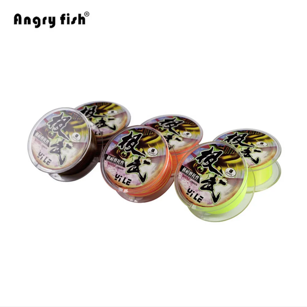 Angryfish ممتازة للتآكل روك الصيد 300 متر حجم المتاحة سوبر خط الصيد