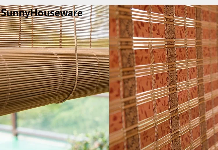 SunnyHouseware на продажу Высокое качество заказ бамбуковые шторы Жалюзи много стилей