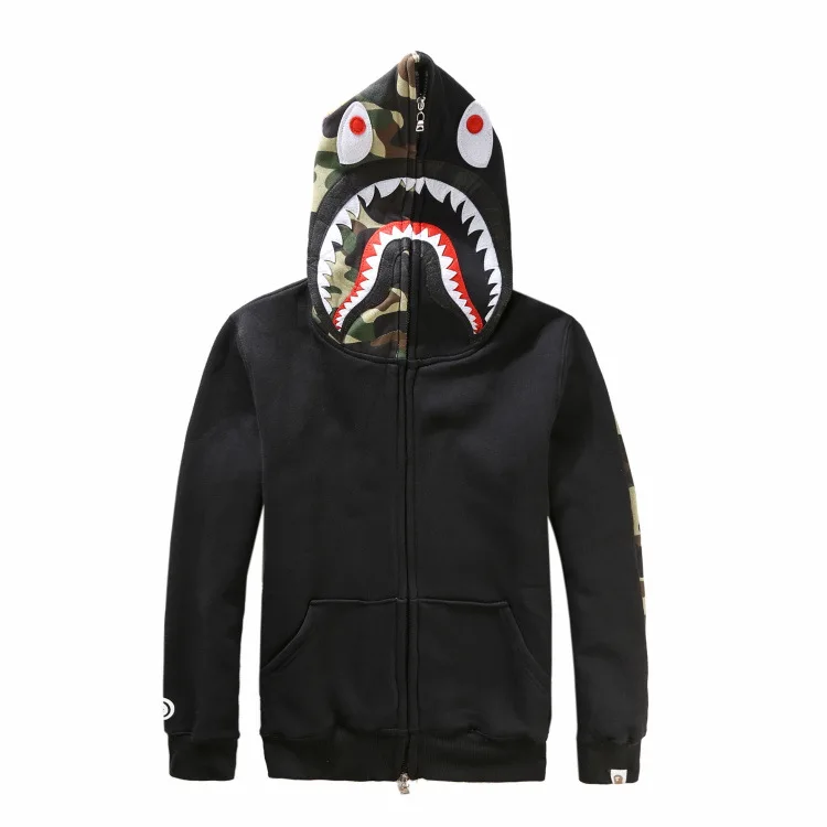 Consequent Pelmel Hymne 2016 Men's bape shark hoodies Autumn supre Fleece hoody bape jacket men  spurem bomber jacket hombre hoodie plus size xxl - AliExpress