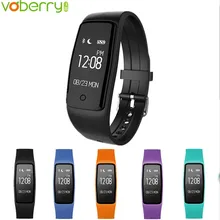 Voberry S1 Smart Band сердечного ритма Мониторы браслет Фитнес Flex Браслет для Android IOS PK xio Mi band 2 34