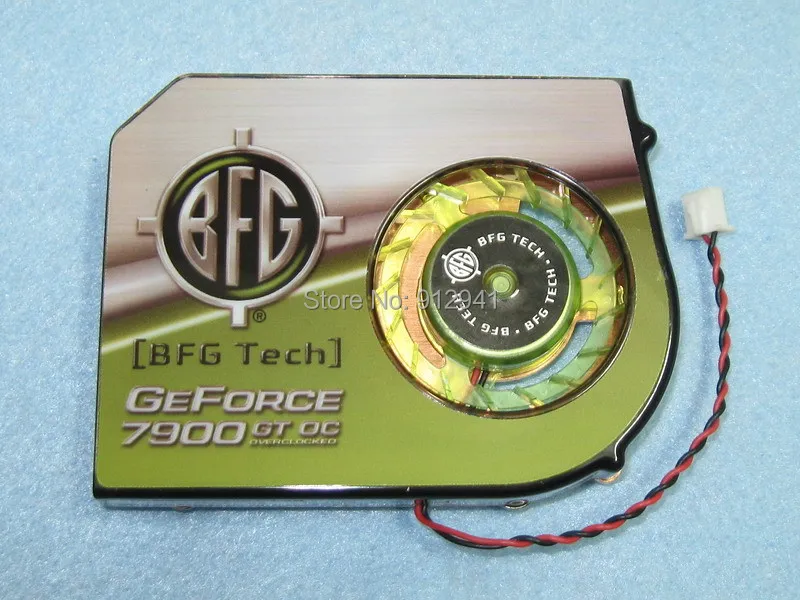 

53mm x 4 Mounting Holes 2Pin Video Card Heatsink Cooler Cooling Fan for NVIDIA BFG FX1500 FX3500 7600GT 7900GS 7900GT 7950GT