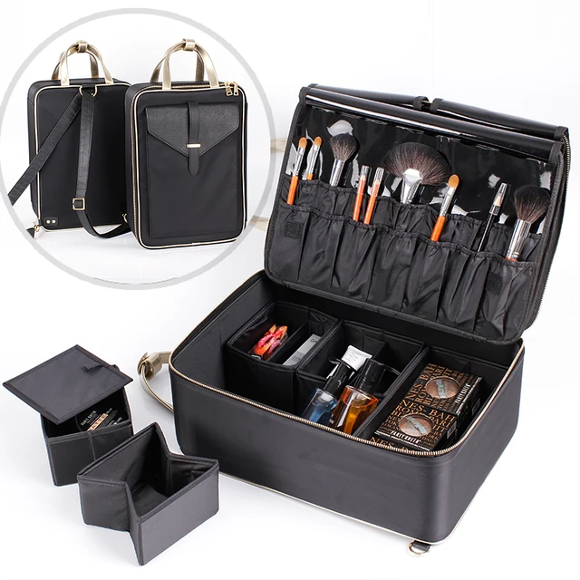 2017 professional makeup Handbags box nail bag vanity case make up box