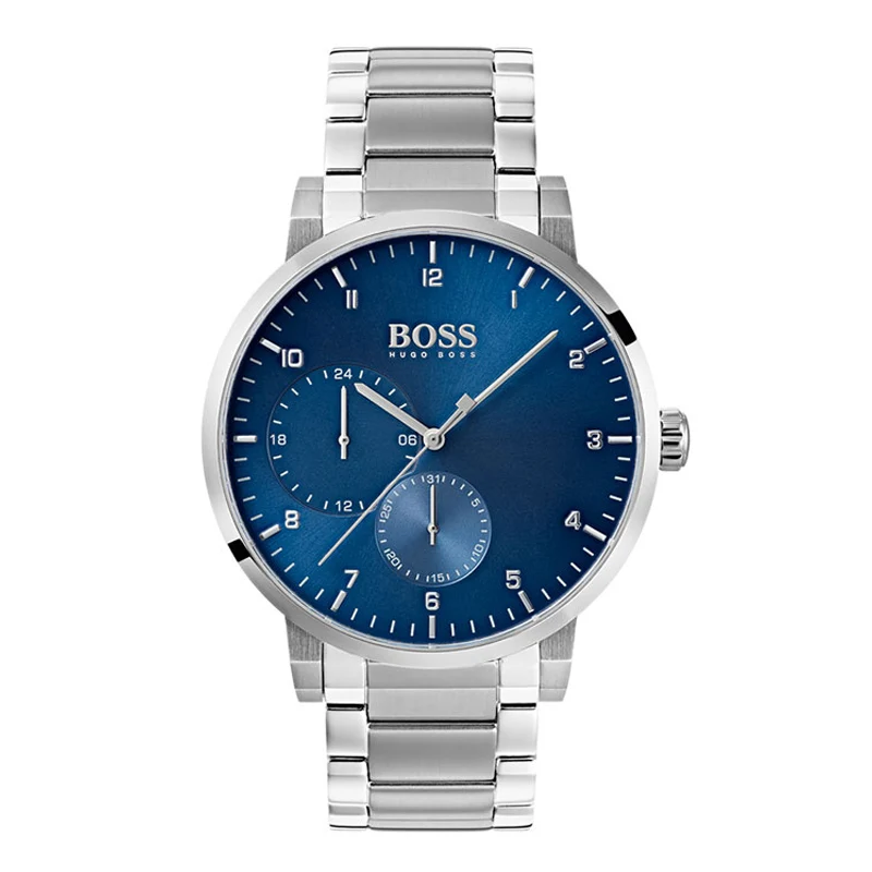 

BOSS Men's Oxygen Bracelet Strap Watch Silver/Blue Luxury Mens Business Watch - HB1513597