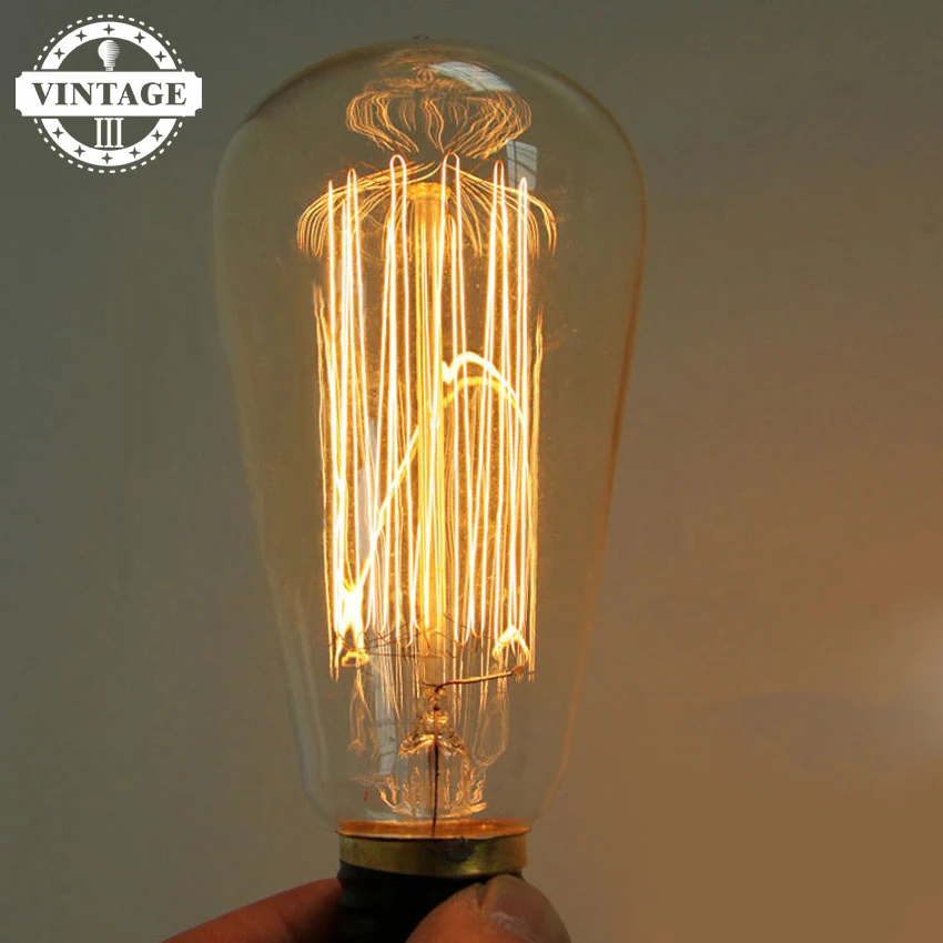 Lightinbox Vintage Edison Bulb Incandescent Light Bulb E27 40W/60W 220V