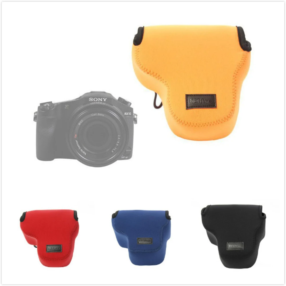 

Neoprene Soft Camera Protect Case Bag Cover For Sony RX10 Cyber-Shot DSC-RX10 DSC HX200 & HX300 Pouch