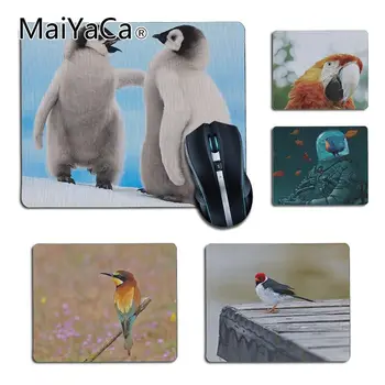 

MaiYaCa Your Own Mats birds penguins parrots macaw small Gaming MousePads Size for 180x220x2mm and 250x290x2mm Small Mousepad