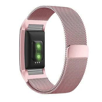 

ASHEI For Fitbit Charge 2 Bands Small Large Milanese Loop Stainless Steel Metal Bracelet Strap Accessories for Fitbit Charge 2