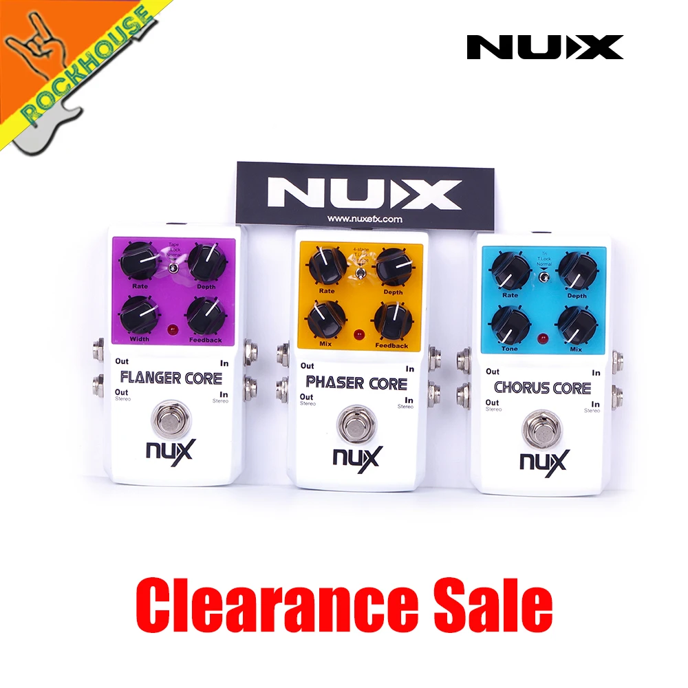 NUX Mod Force Drive Force Chorus Core Flanger Core Phaser Core педаль эффектов для гитары