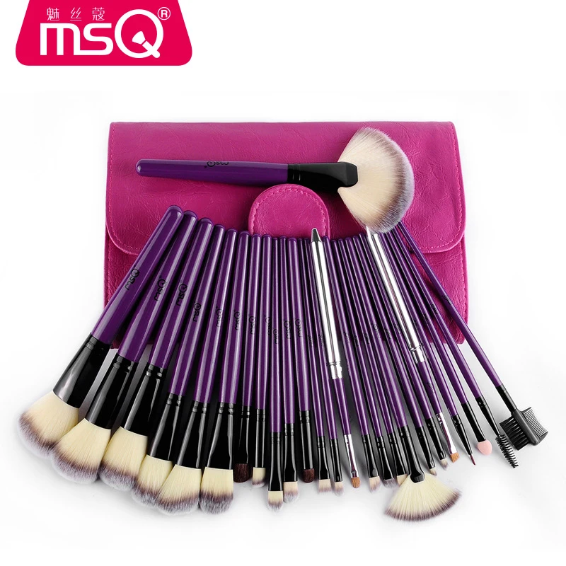 MSQ 24 pcs brand Makeup Brushes Professional Cosmetic Brush set High Quality Makeup Set With animal bristle make up brushes MSQ 24 pcs brand Makeup Brushes Professional Cosmetic Brush set High Quality Makeup Set With animal bristle make up brushes