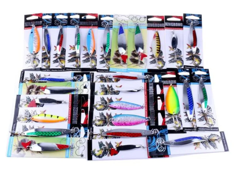 

BAIT Details about Fishing Lures Metal Spinner Baits Crankbait Assorted Fish Tackle Hooks 2017,JULY,5