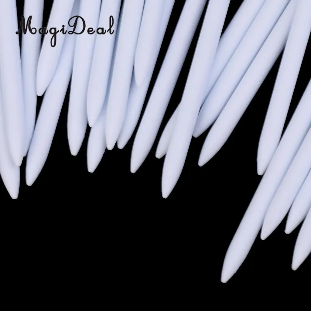 MagiDeal 25 Pieces Durable 82mm Plastic Golf Tees Set Golf Accessories White