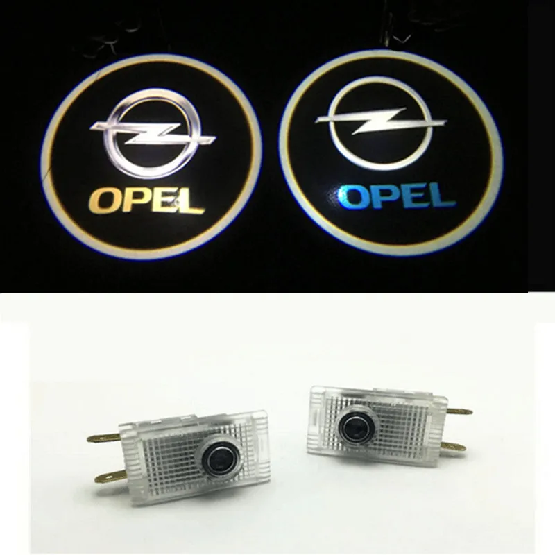 

2X Car LED Door Welcome Logo Laser Projector Ghost Shadow Light For Opel Insignia opel logo lights opel logo led