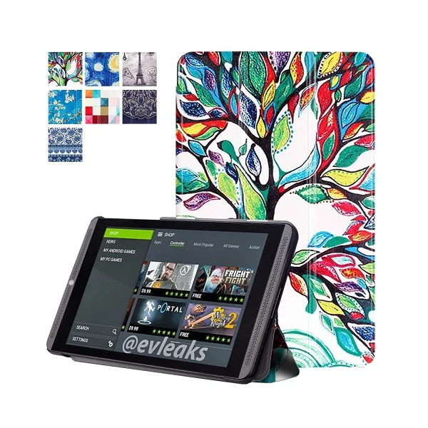 Ультра тонкий кожаный чехол-подставка PU защитный чехол для Nvidia shield tablet K1 для Nvidia shield tablet 8+ Бесплатный подарок - Цвет: NVDAS SY HLS