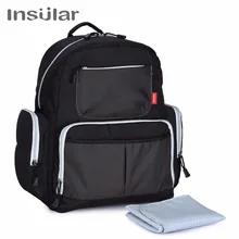 INSULAR Diaper Bag Fashion Mummy Maternity Nappy Bag Brand Baby Travel Backpack Large Capacity Baby Diaper Stroller Backpack insular brand mother maternity diaper nappy bag large capacity baby diaper stroller backpack travel mommy designer nursing bags