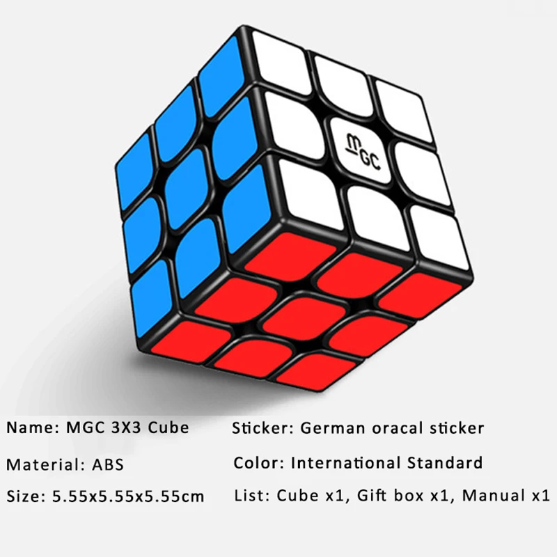 Yongjun MGC 3x3x3 Магнитный магический куб 3x3 игра головоломка Cubo Magico для начинающих