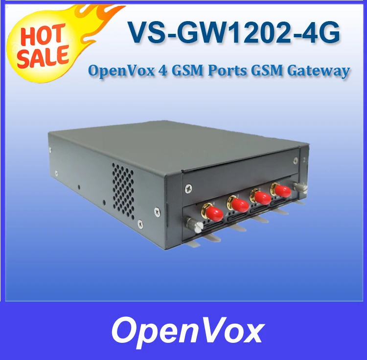 OpenVox VS-GW1202-4G ---- 4 портов GSM Шлюз с СИМ-карты gsm каналов звездочка Web-ИНТЕРФЕЙС |