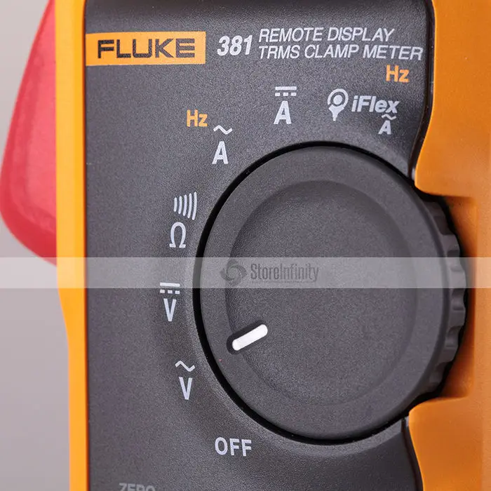 Fluke 381 дистанционный Дисплей True-rms Токоизмерительные клещи iFlex