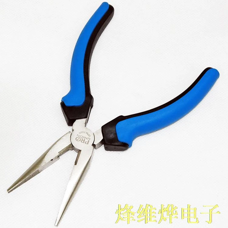 Color Titanium alicates de Nariz de aguja (165mm)|pliers|needle-nose plierstitanium - AliExpress