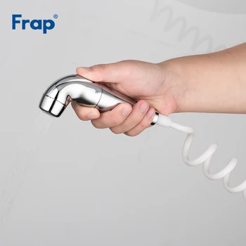 

Frap Wall Mounted Bidet Sprayer Set Toilet Hand Bidet Faucet for ABS Shower Head Bath Room Washing Set Bathroom Crane F27+F44-1