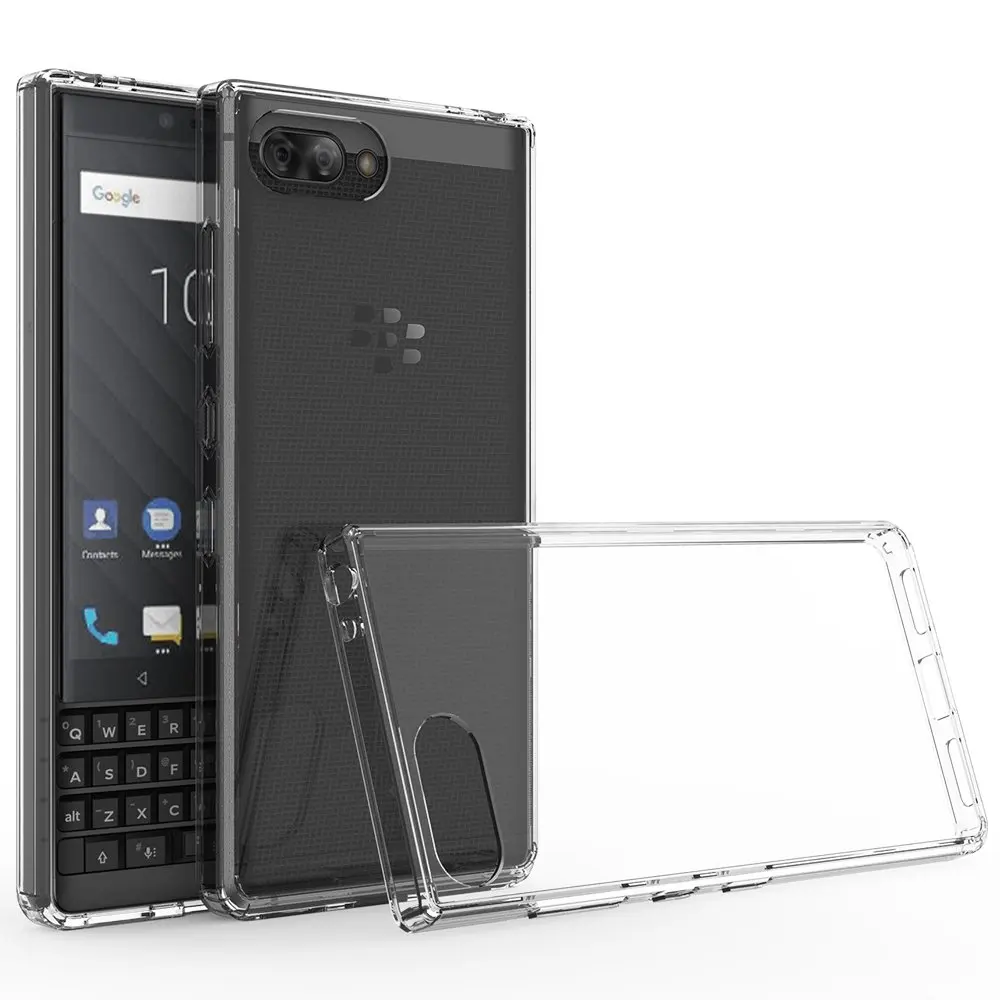 For BlackBerry Key2 Athena Case Soft Transparent TPU Gel Cover for