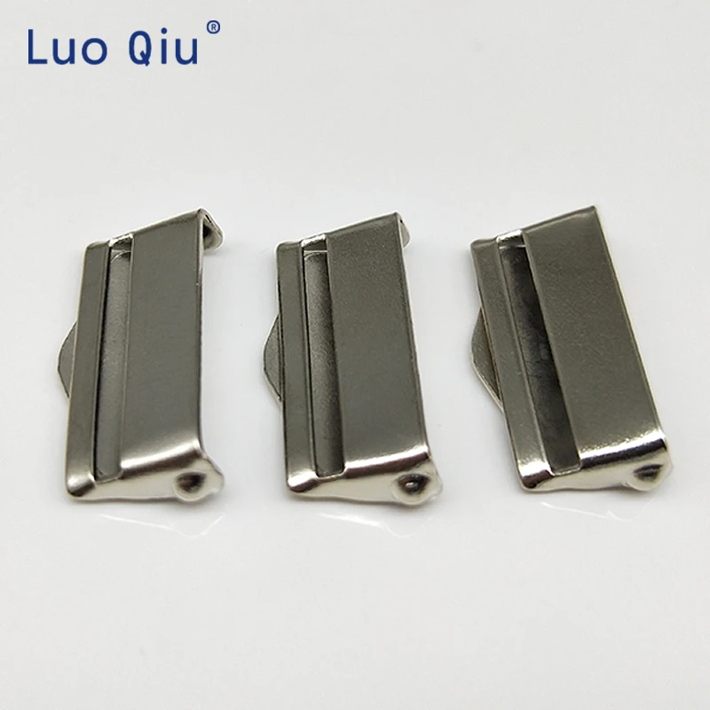 

Metal buckle Silver Suspenders Adjustment Buckles Craft Clips Garment Accessories Ribbon Adjust Regulate Clamp 2cm 5 pcs /lot