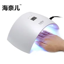 2018NEWEST Nail Art SUN9S Nail Dryer Professional UV LED Lamp For Curing Gel Nail Polish Nails Tool Machine Time Setting Sensor professional nail uv led lamp 36w 72w automatic sensor sunuv dryer nail art uv gel polish curing machine time set for nail salon