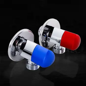 

Red And Blue Signs Copper Triangle Valve Toilet Tee Full Copper Triangle Valve Toilet Water Heater Inlet Valve