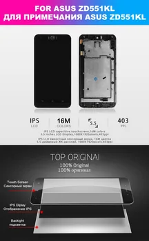 

5.5" Screen For Asus Zenfone Selfie ZD551KL Z00UD LCD DisplayTouch Screen Digitizer Assembly